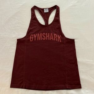Gymshark Men’s Power Stringer, Cherry Brown
